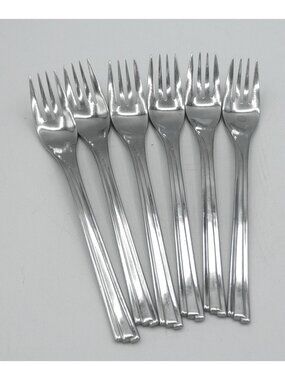 Wayzata Stainless by Reed & Barton 7 3/8 Inch Fork Set of 6 Pattern Code RDSWAY